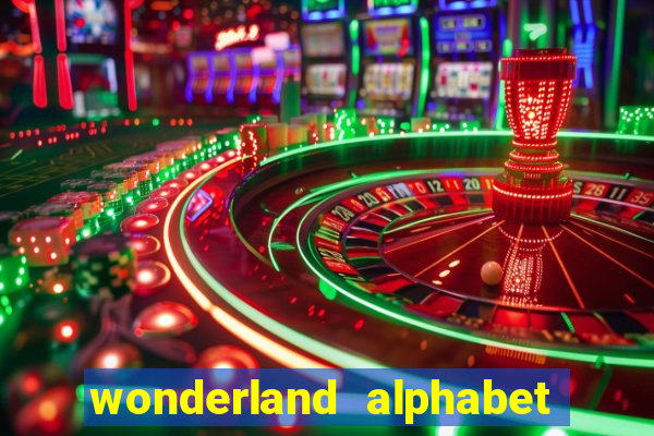 wonderland alphabet comic studio